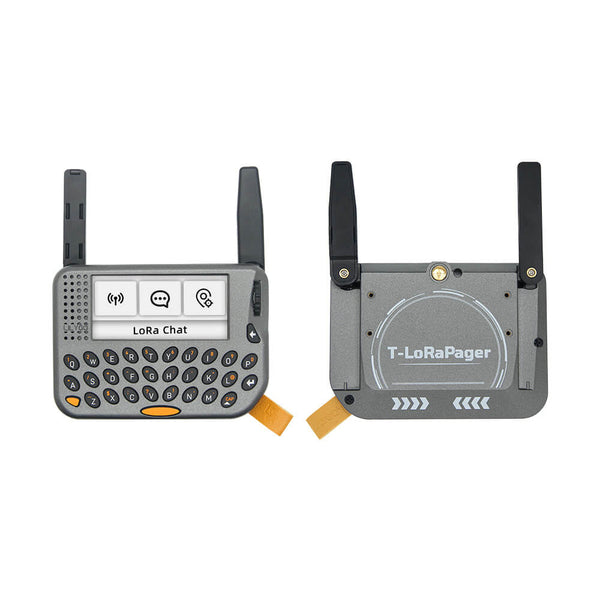 Програмований LoRa-пристрій LILYGO T-Lora Pager 433MHz на ESP32-S3, QWERTY, GPS, екран 2.33″, T-Lora Pager 433MHz-Space Gray Програмований LoRa-пристрій LILYGO T-Lora Pager 433MHz на ESP32-S3, QWERTY, GPS, екран 2.33″, T-Lora Pager 433MHz-Space Gray