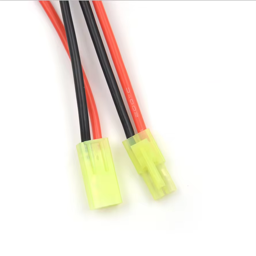 Роз’єм Mini TAMIYA  "тато"+"мама" на проводі 10cm, 18AWG
