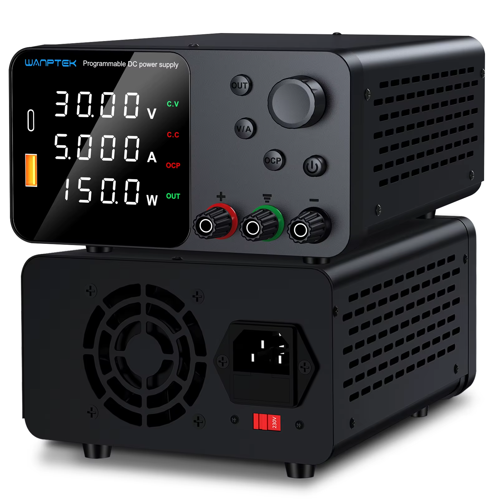 Лабораторний блок живлення одноканальний 30V/5A, TPS305 Лабораторний блок живлення одноканальний 30V/5A, TPS305