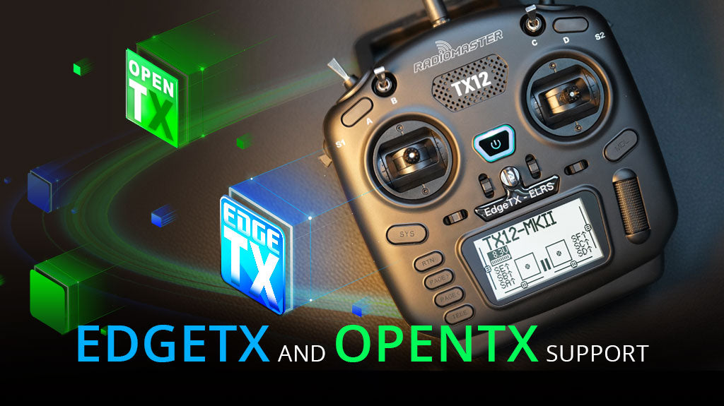 Пульт керування RadioMaster TX12 MKII, Mode 2, ELRS 2.4