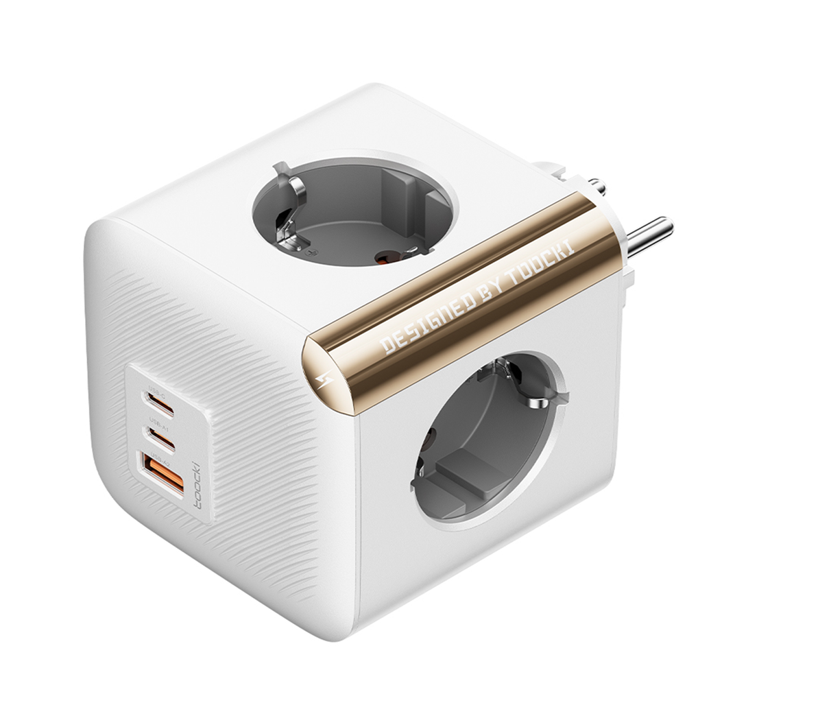 Розгалужувач, зарядний пристрій 33W білий, 6936842004675 Розгалужувач, зарядний пристрій 33W білий, 6936842004675