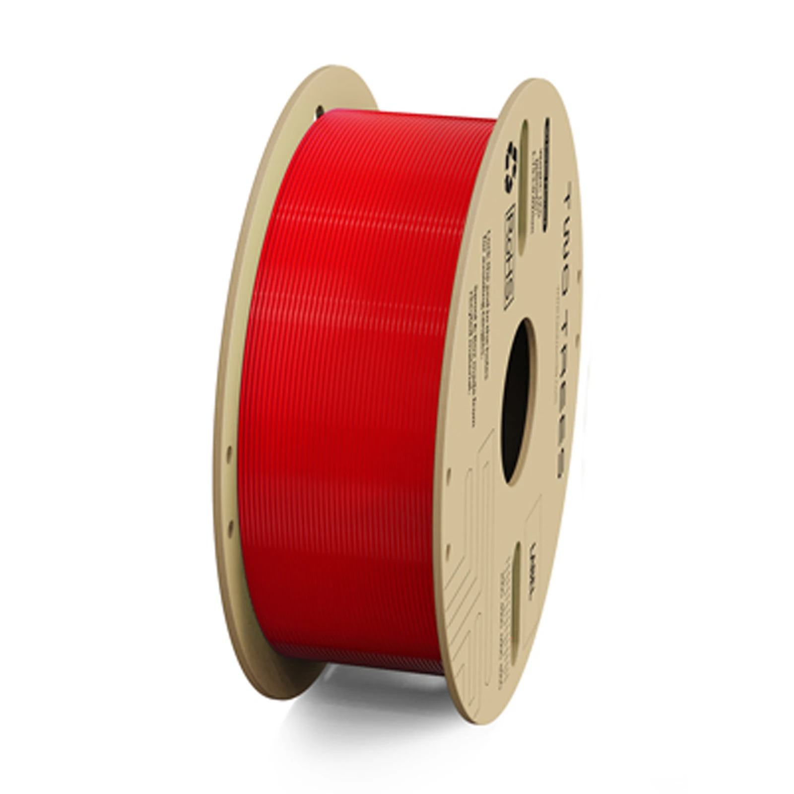 PLA пластик для 3D друку 1,75 мм червоний 1кг, twotrees