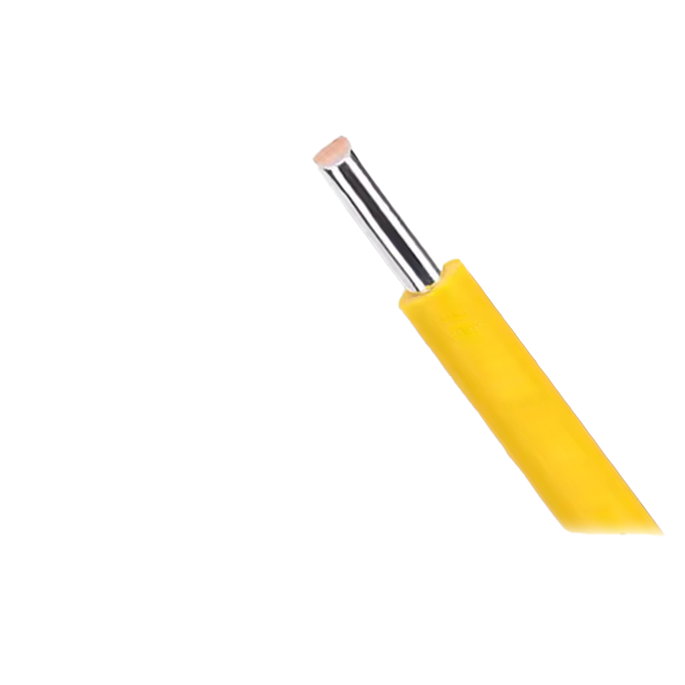 Провід одножильний луджений UL1007 (24AWG, 1x0.5mm2, мідь, PVC), жовтий