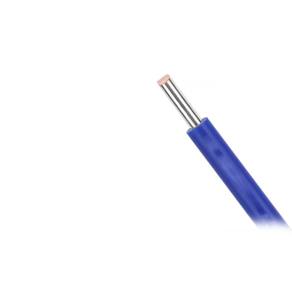 Провід одножильний луджений UL1007 (24AWG, 1x0.5mm2, мідь, PVC), синій