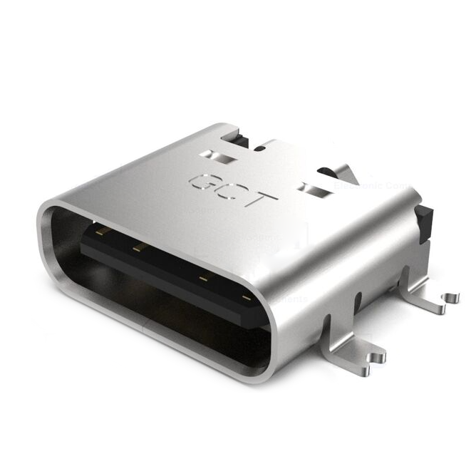 Роз'єм USB-C гніздо, USB4110-GF-A (GCT) Роз'єм USB-C гніздо, USB4110-GF-A (GCT)