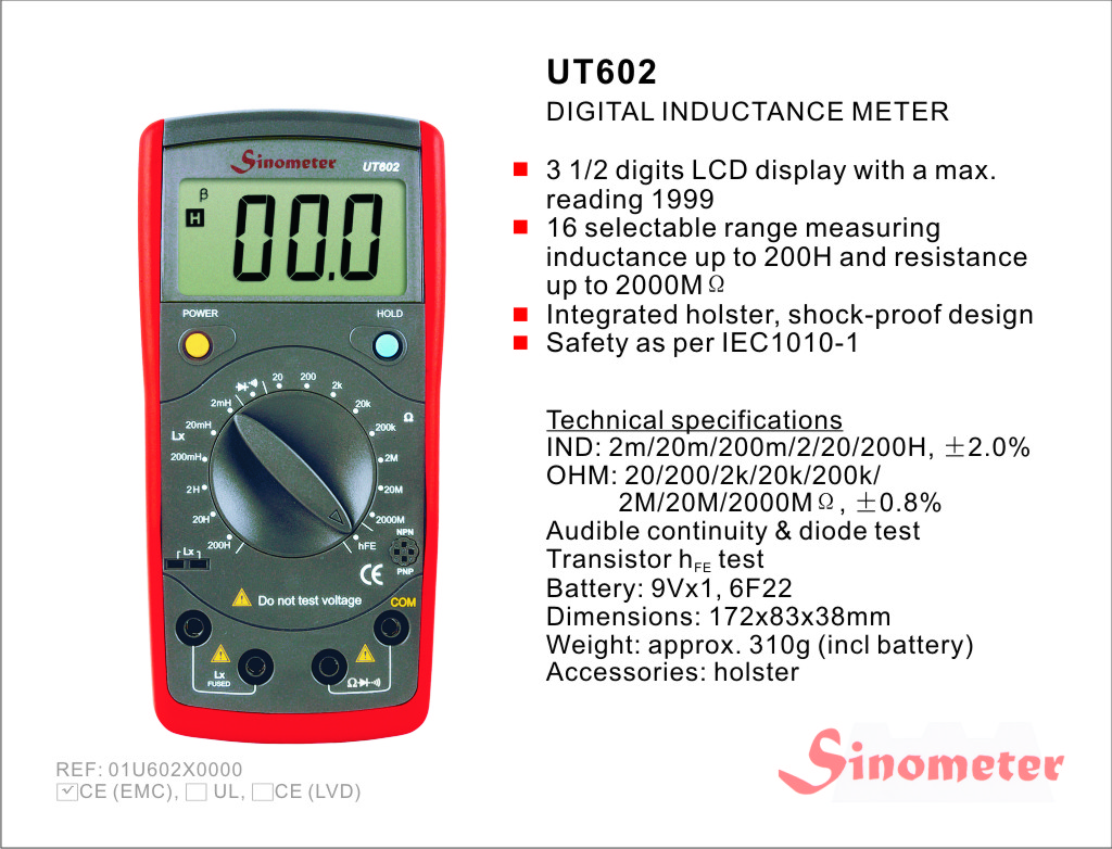 Мультиметр LR-метр UT602
