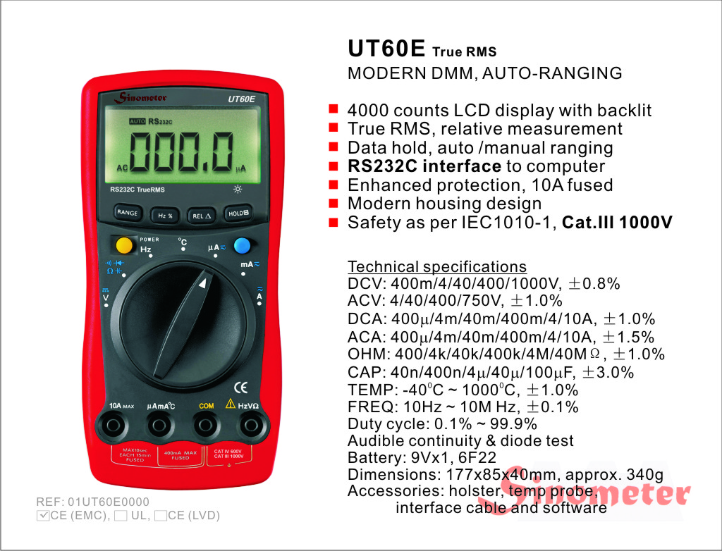 UT60E (Мультиметр) UT60E (Мультиметр)