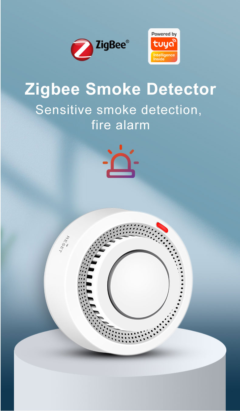 Датчик диму, бездротовий Zigbee (Earykong – ER-ZS01)