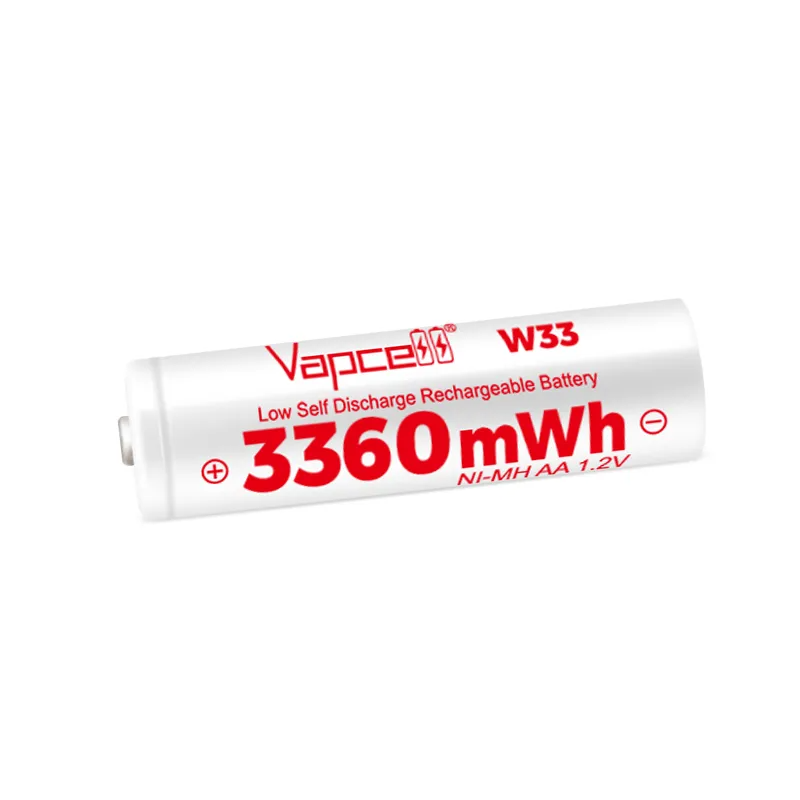 NiMH 2800mAh, 1,2V, AA Vapcell, нікель-метал-гідридний акумулятор Vapcell NiMh W33 AA 3360mWh 1.2V