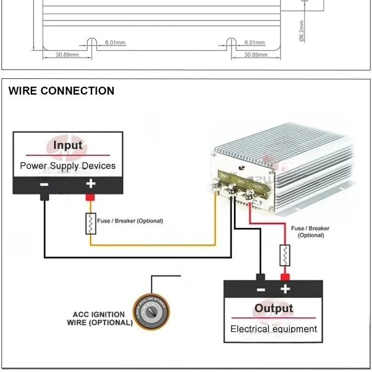 DC/DC перетворювач 12V в 28V/20A (WG-12S2820 – szwengao)