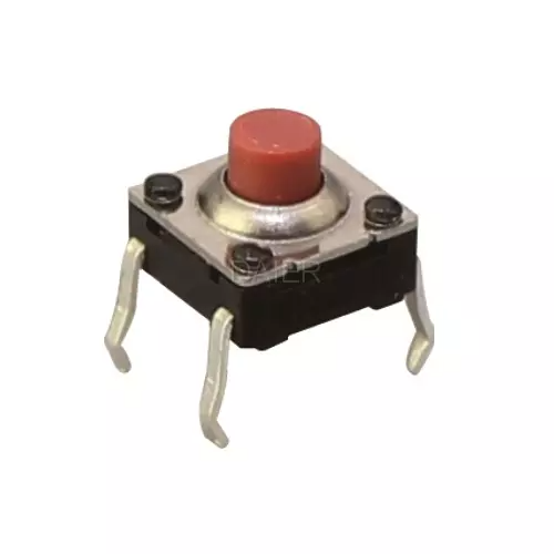 Кнопка тактова 6x6, H4,3mm, IP64, WS-M06-4.3