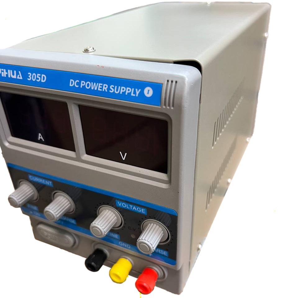 Блок живлення лабораторний 150W, 0-30VDC, YIHUA 305D I. Уцінка: пошкоджений корпус, не впливає на роботу.