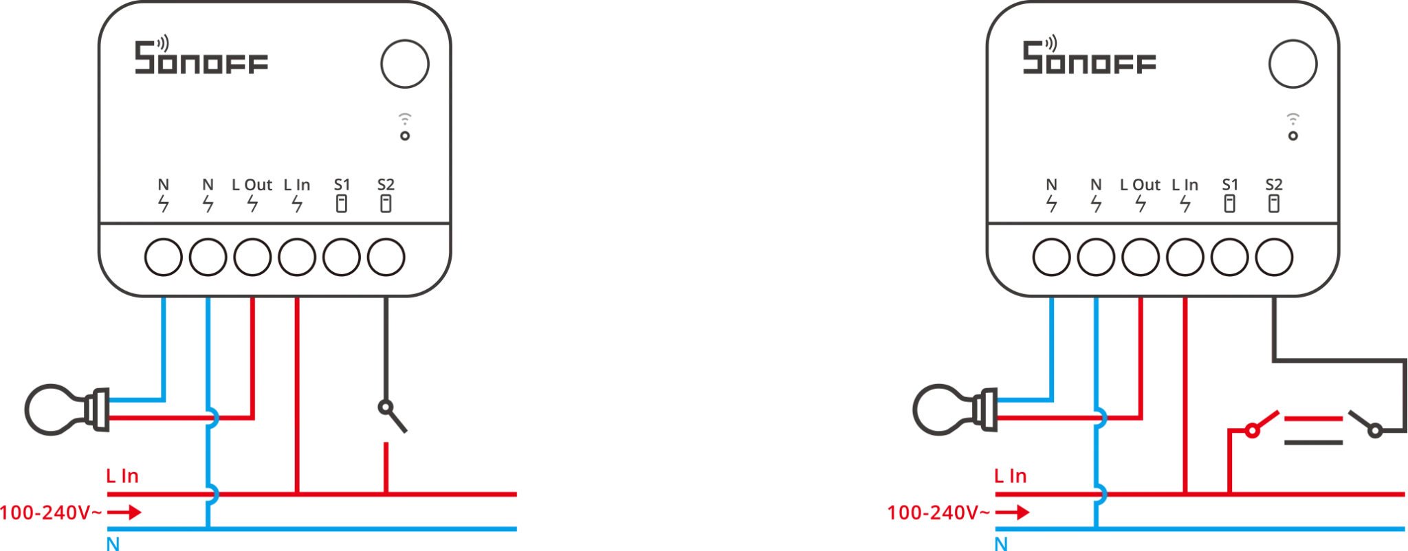 Компактний одноканальний Zigbee 3.0 перемикач, ZBMINIR2 Switch (6920075743142 – Sonoff)