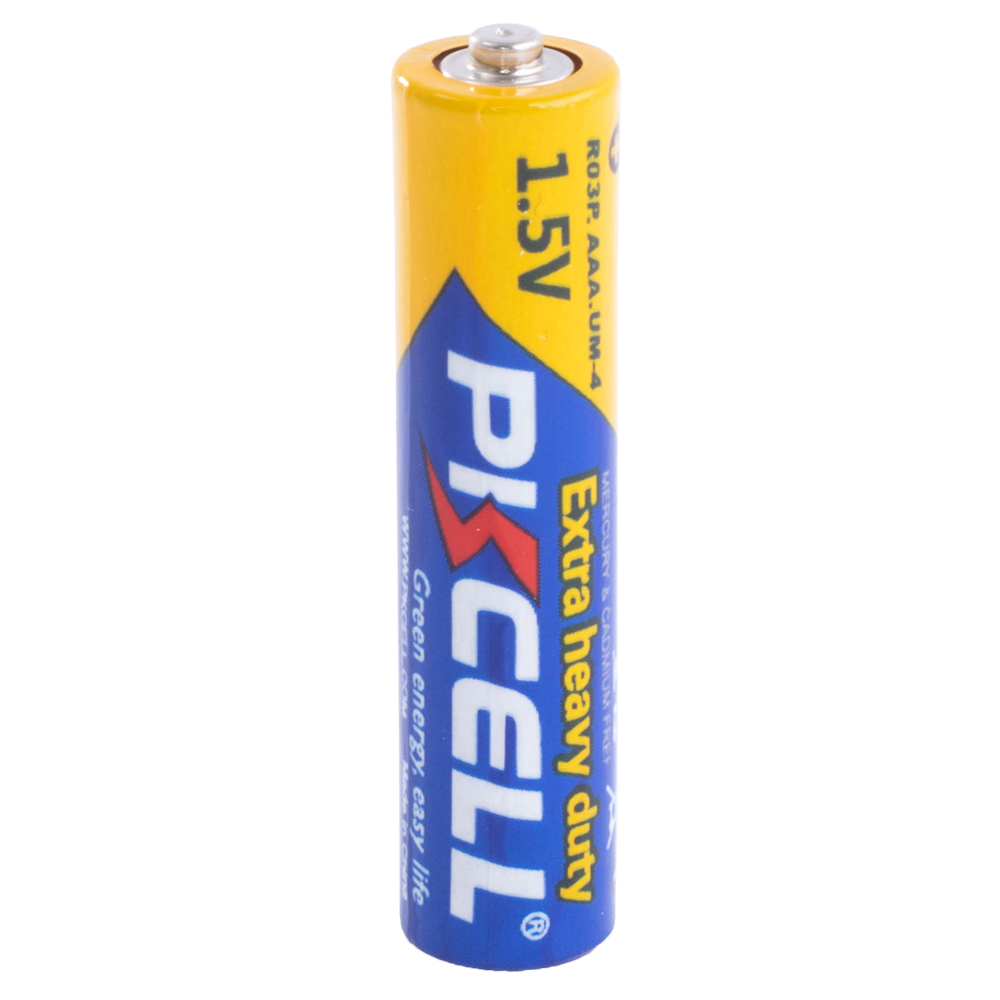 Батарейка AAA сольова 1,5V 1шт. PKCELL Extra heavy duty battery R03P/UM4