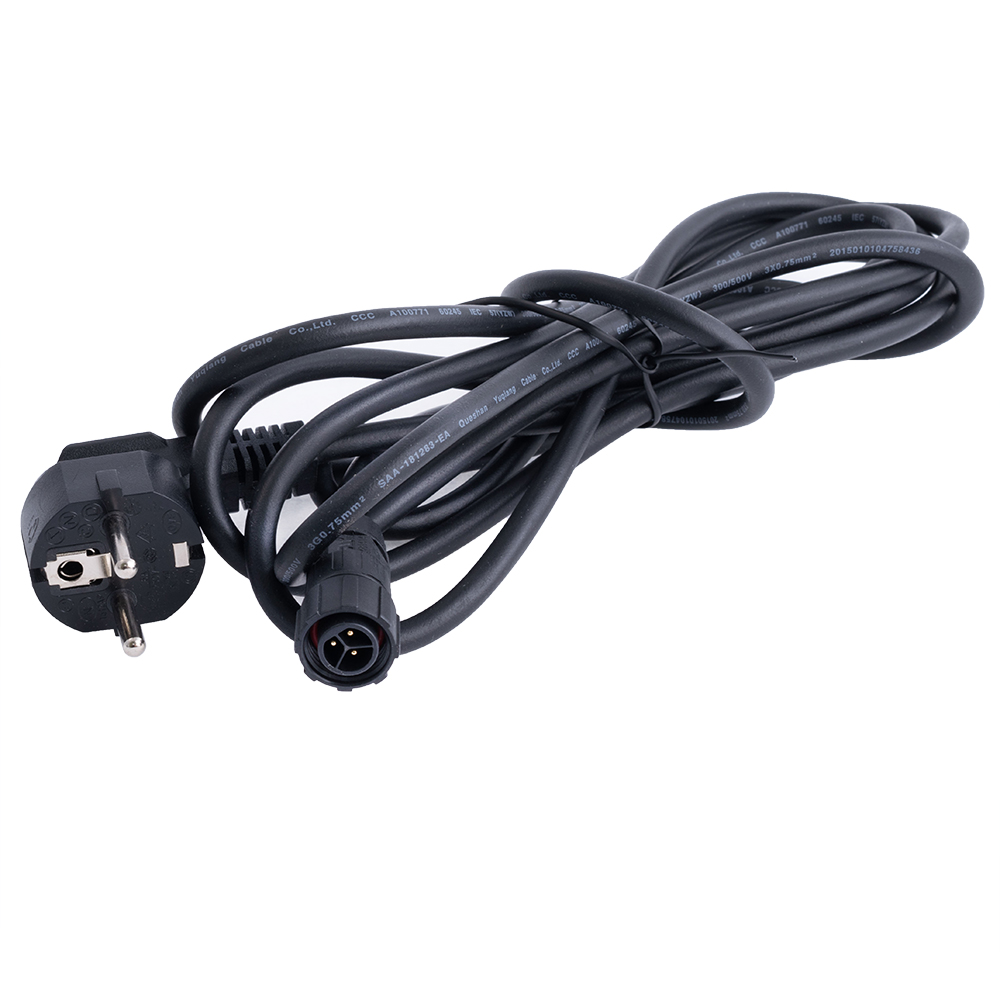 Кабель живлення мережевий AC220V - M16 3pin Кабель живлення мережевий AC220V - M16 3pin