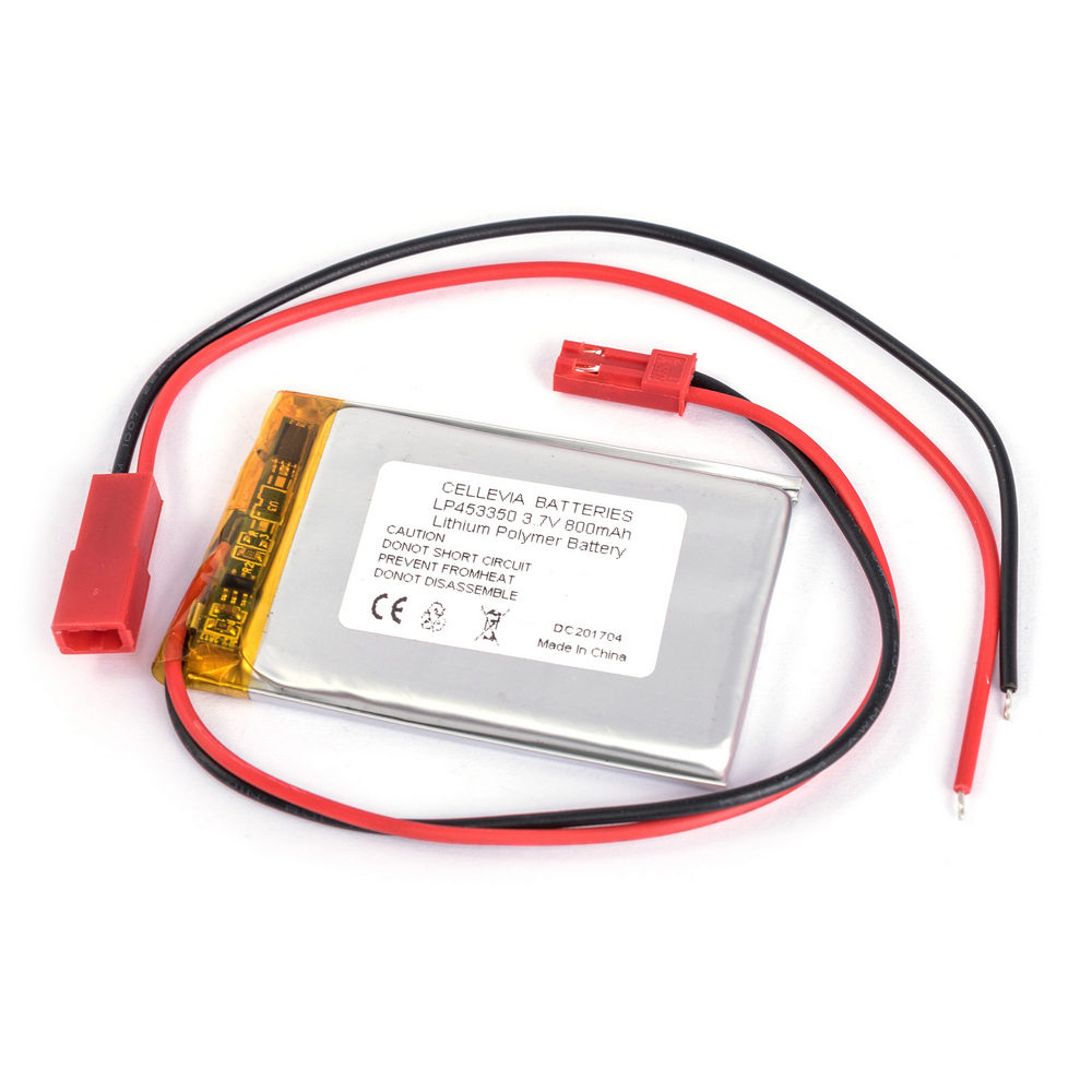 LiPo 800 mAh, 3,7V, 4,5x33x50мм Cellevia акумулятор літій-полімерний ACCU-LP453350/CL