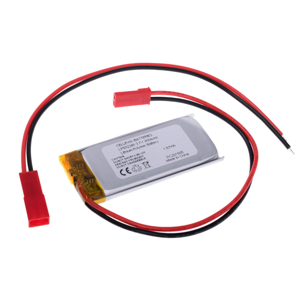 LiPo 450 mAh, 3,7V, 5x22x48мм Cellevia акумулятор літій-полімерний ACCU-LP502248/CL