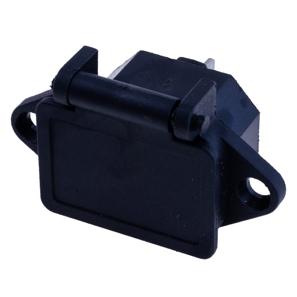 Розетка живлення AC на корпус, з захисною кришкою, AS-05C