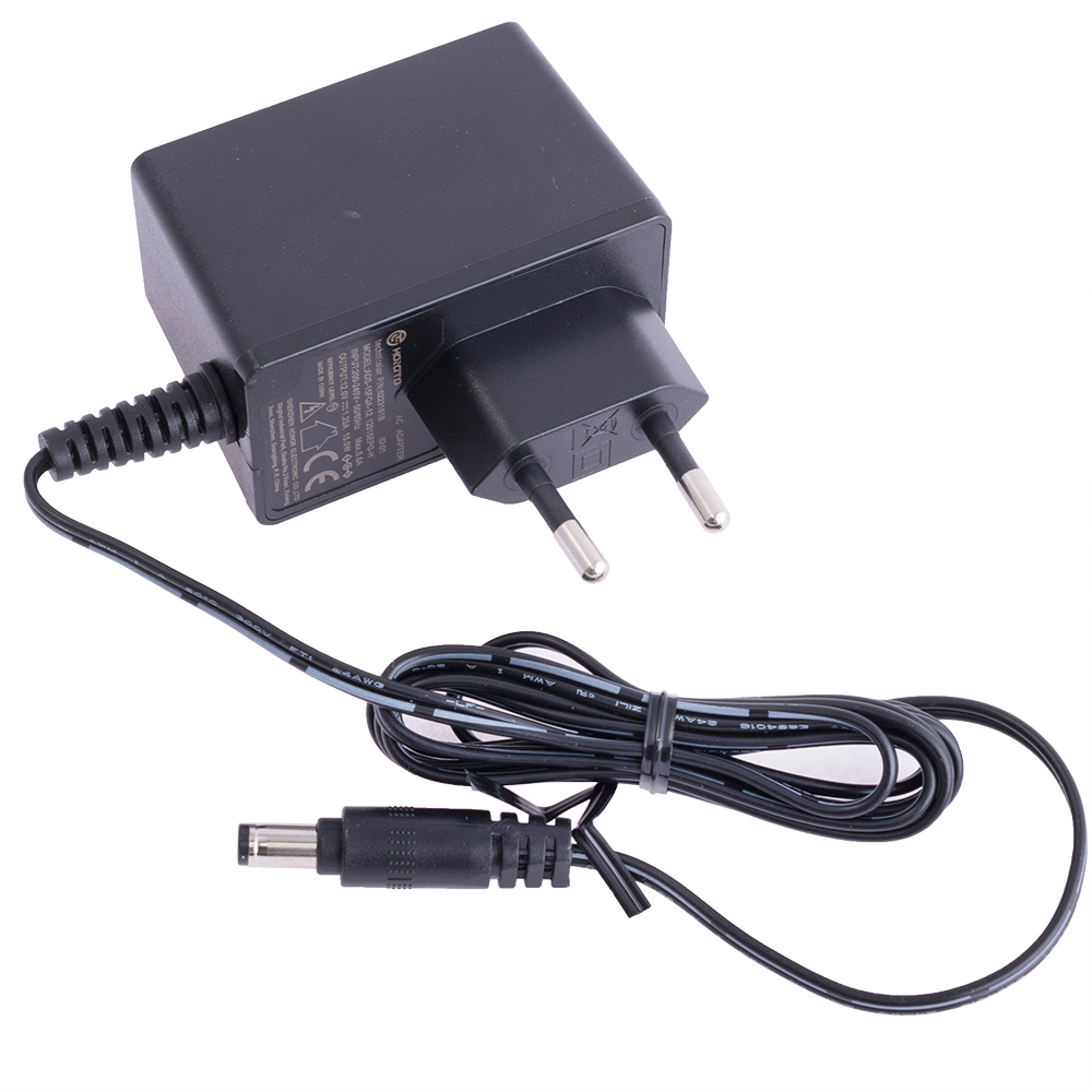 Блок живлення з вилкою 15W 12V, роз'єм:2.5x5.5мм, ADS-15FQA-12 12015EPG-H