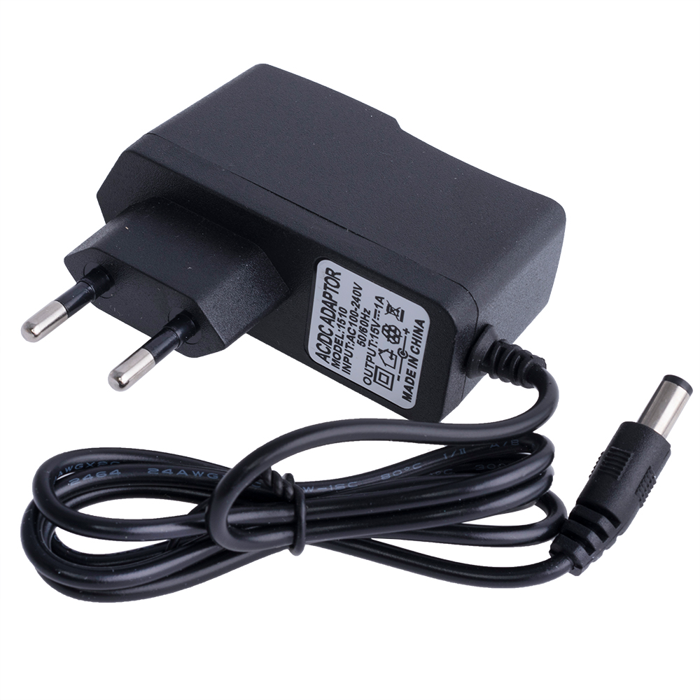 Блок живлення з вилкою 15W (15V/1A), роз'єм:2.5x5.5мм, ADS18B-B 150100
