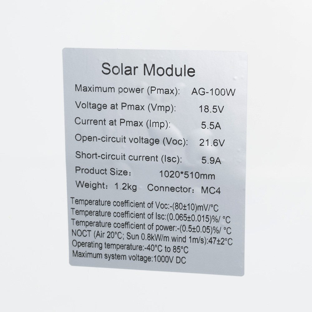 Гнучка сонячна панель AG-100W flexible solar