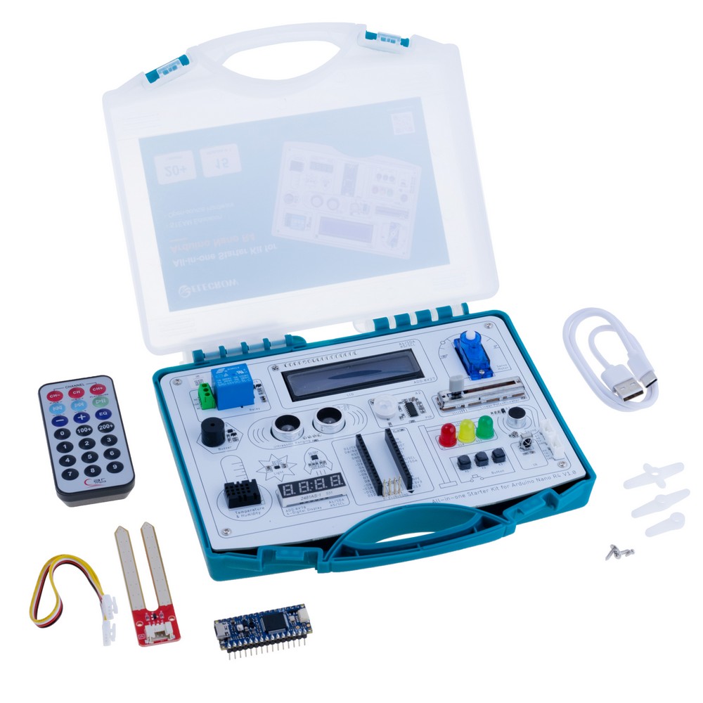 Набір All-in-one Starter Kit for Arduino NANO R4 with 20 lessons and 15 modules