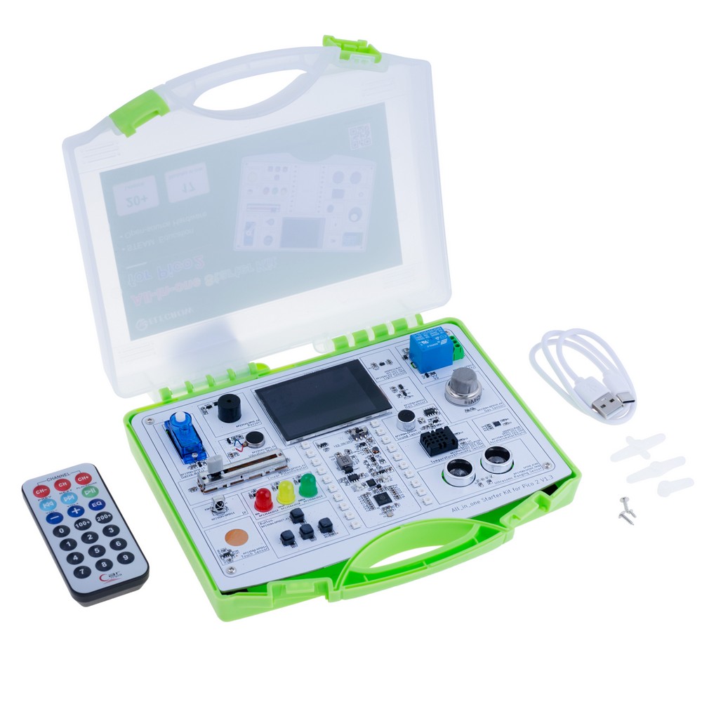 Набір All-in-one Starter Kit for Pico 2|RP2350 Starter Kit: 17 Sensors & 21 Coding Lessons