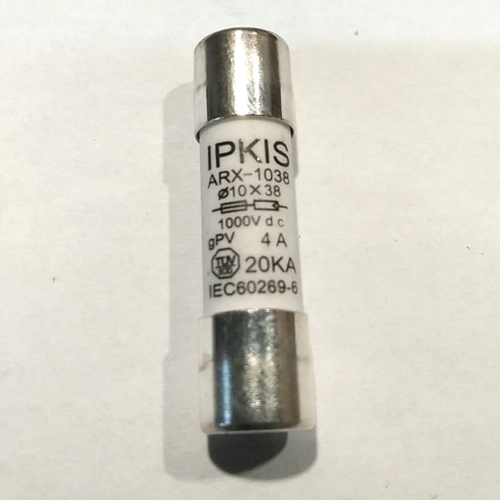 Запобіжник 10x38мм 4A 1000V, ARX-1038-4A