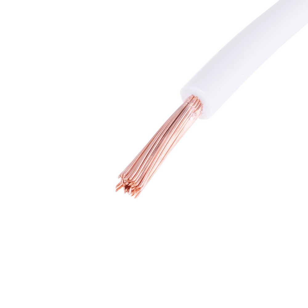 Провід багатожильний 1.5mm² (16AWG, 48xD0.20mm) білий