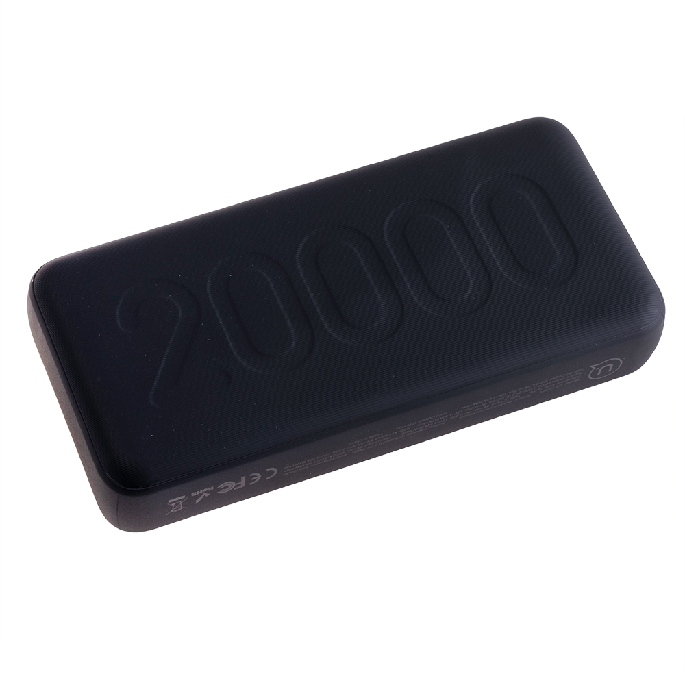 Power Bank 20000mAh (Rated Capacity: 12000mAh) US-CD199 PD20W+QC3.0 чорний (USAMS)