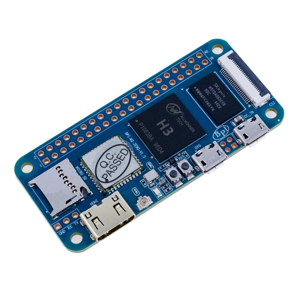 Мікрокомп'ютер Banana Pi BPI-M2 Zero, Allwinner H3 512MB DDR3