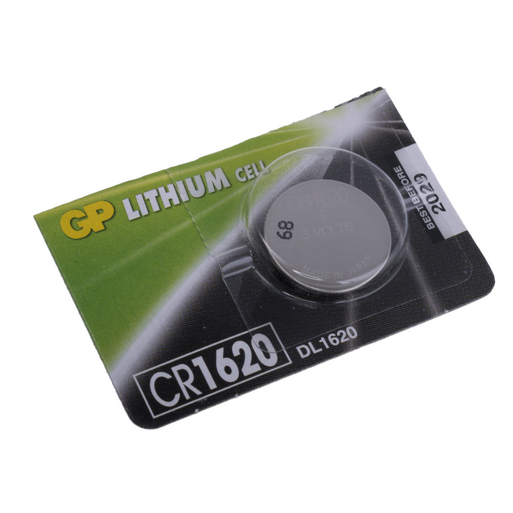 Батарейка CR1620 літієва 3V 1шт. GP Batteries