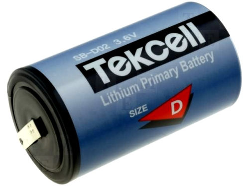 Батарейка D літієва 3,6V 1шт. Tekcell BAT-ER34615SB/CNR