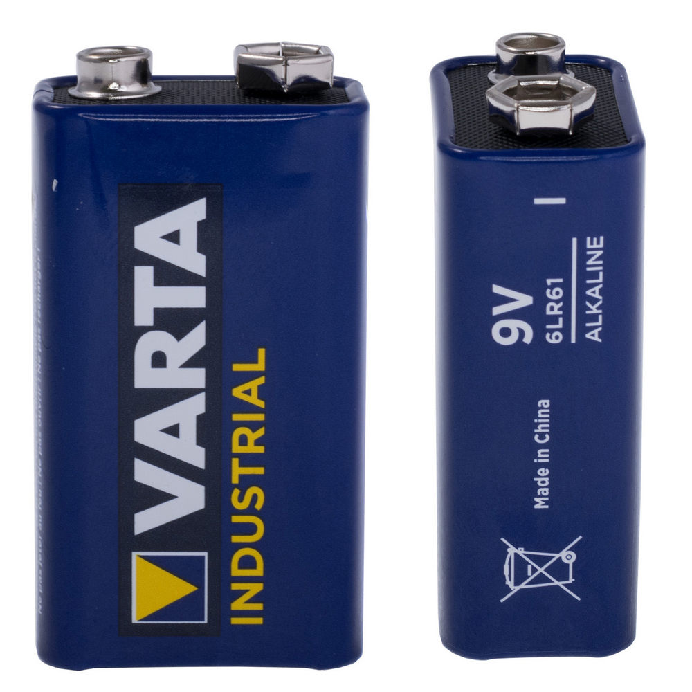Батарейка "Крона" лужна 9V 1шт. VARTA BAT-6LR61/V Батарейка "Крона" лужна 9V 1шт. VARTA BAT-6LR61/V