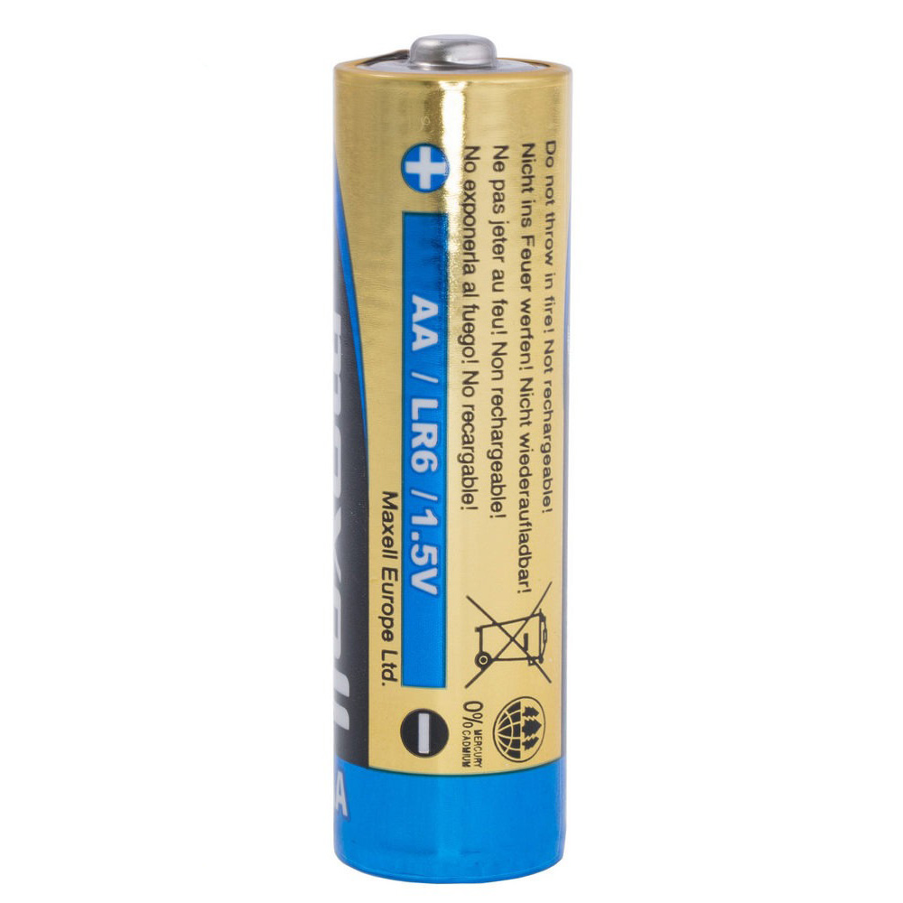 Батарейка AA лужна 1,5V 1шт. Maxell Super Alkaline