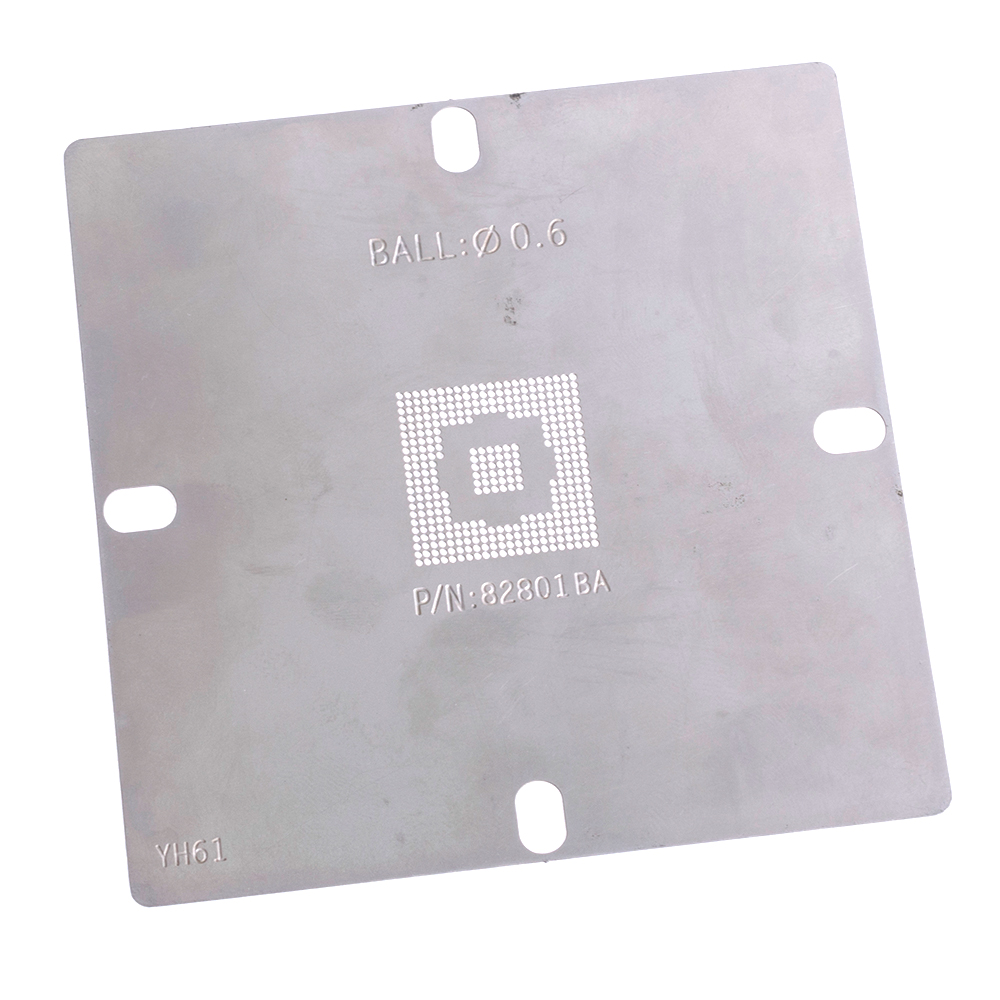 Трафарет BGA 82801BA (0.60 mm) 96x96mm Трафарет BGA 82801BA (0.60 mm) 96x96mm