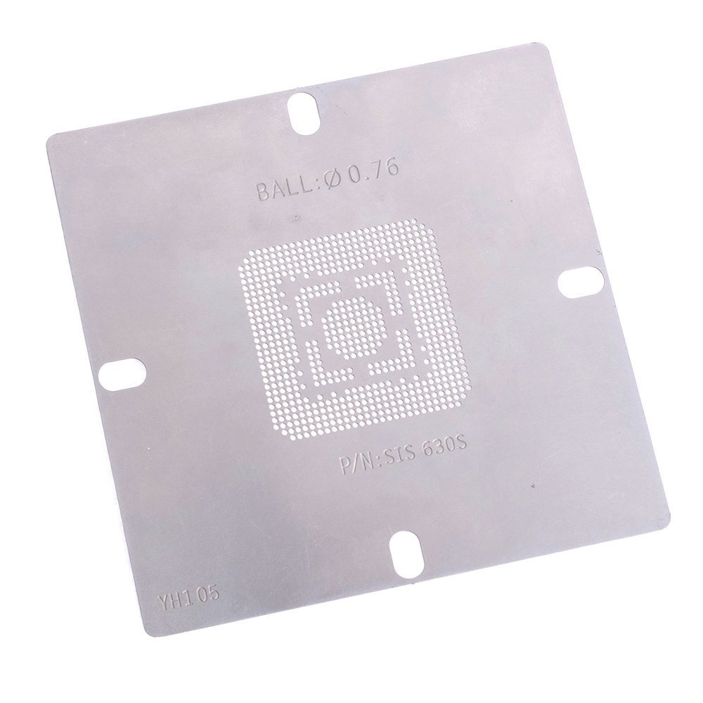 Трафарет BGA SIS 630S (0,76 мм) 96x96 мм Трафарет BGA SIS 630S (0,76 мм) 96x96 мм