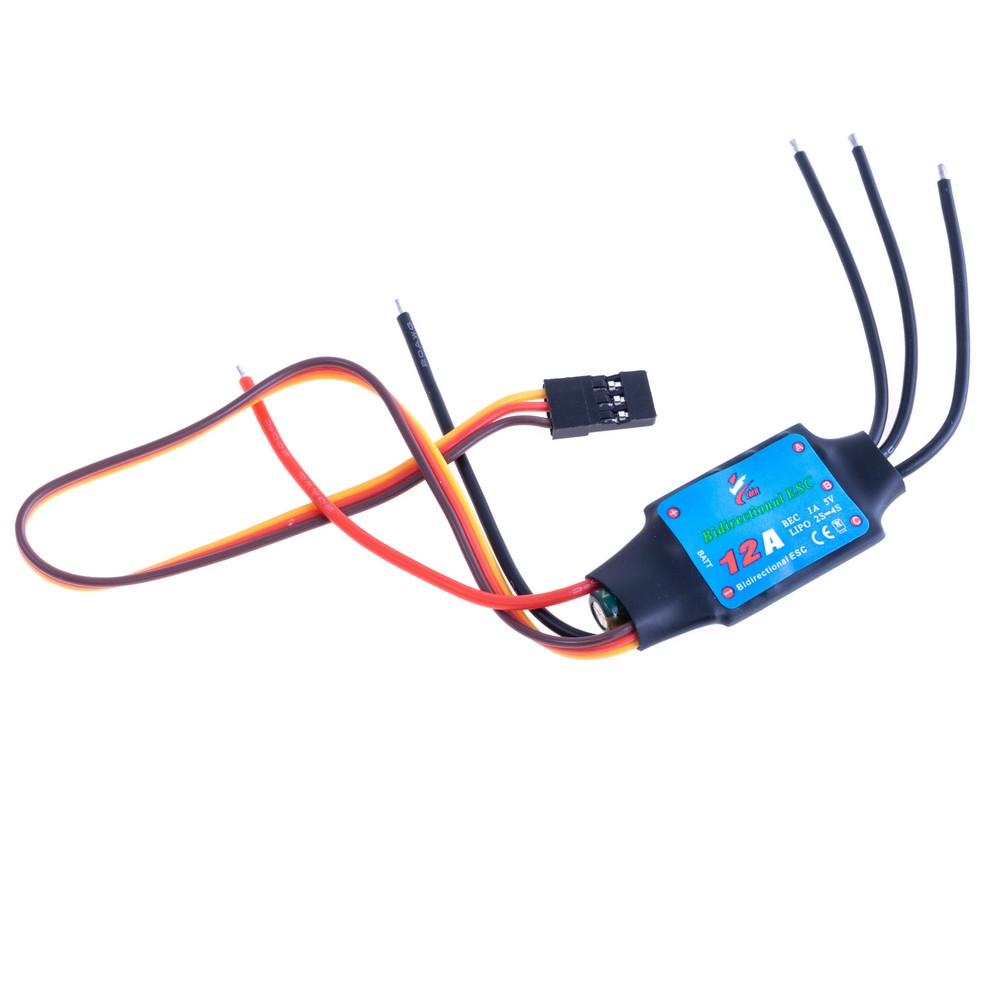 Регулятор Bidirectional ESC 12A 2-4s BEC 1A 5V