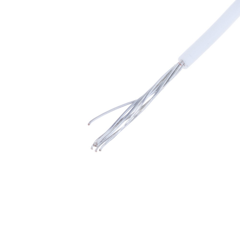 Провід багатожильний луджений AF-200 (0.12mm2, мідь PTFE) білий Провід багатожильний луджений AF-200 (0.12mm2, мідь PTFE) білий