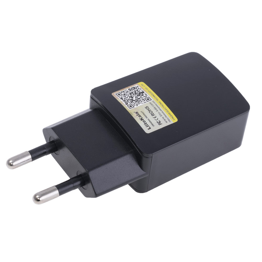 Блок живлення з вилкою 10W 5V, роз'єм:USB, HNT-S520