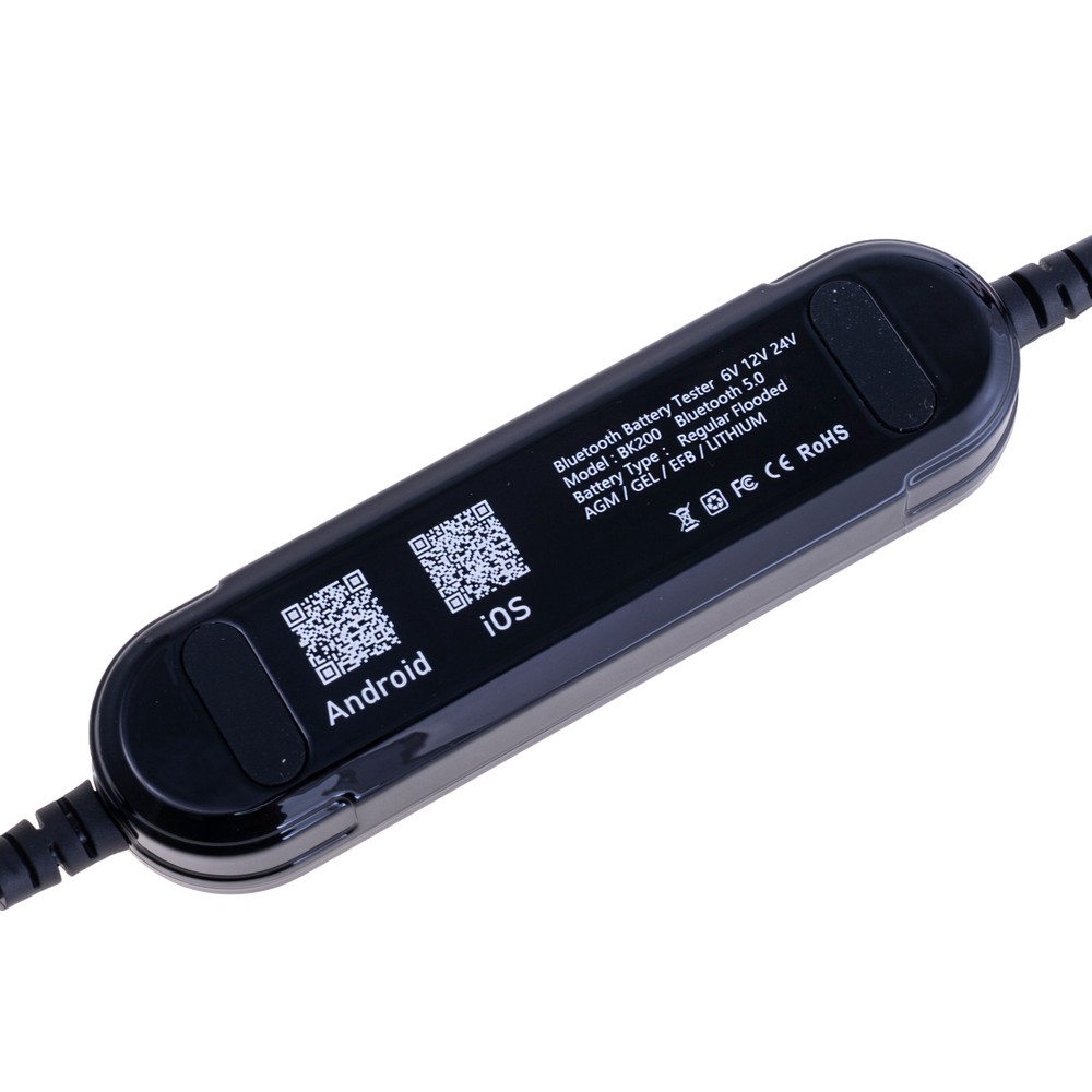 Тестер акумуляторів свинцево-кислотних з bluetooth BK200 Konnwei