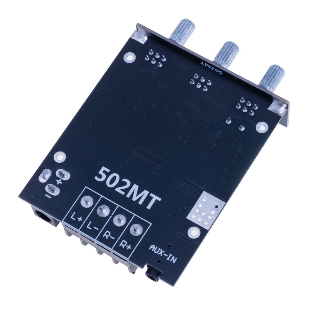 Стерео аудіо підсилювач з Bluetouth 5.0, ZK-502MT