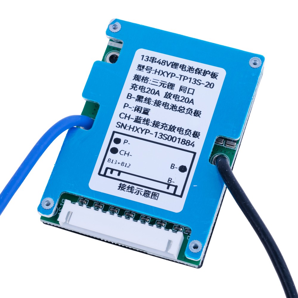 Модуль захисту заряду для літієвих акумуляторів BMS 13S 20A Модуль захисту заряду для літієвих акумуляторів BMS 13S 20A