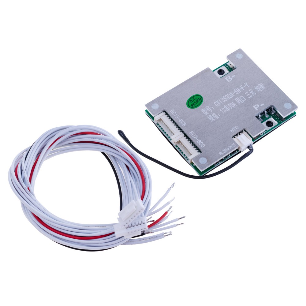 BMS Плата захисту BMS CX13S30A-SH-F-Y для 13-ти акумуляторів LI-ION, 48V BMS Плата захисту BMS CX13S30A-SH-F-Y для 13-ти акумуляторів LI-ION, 48V