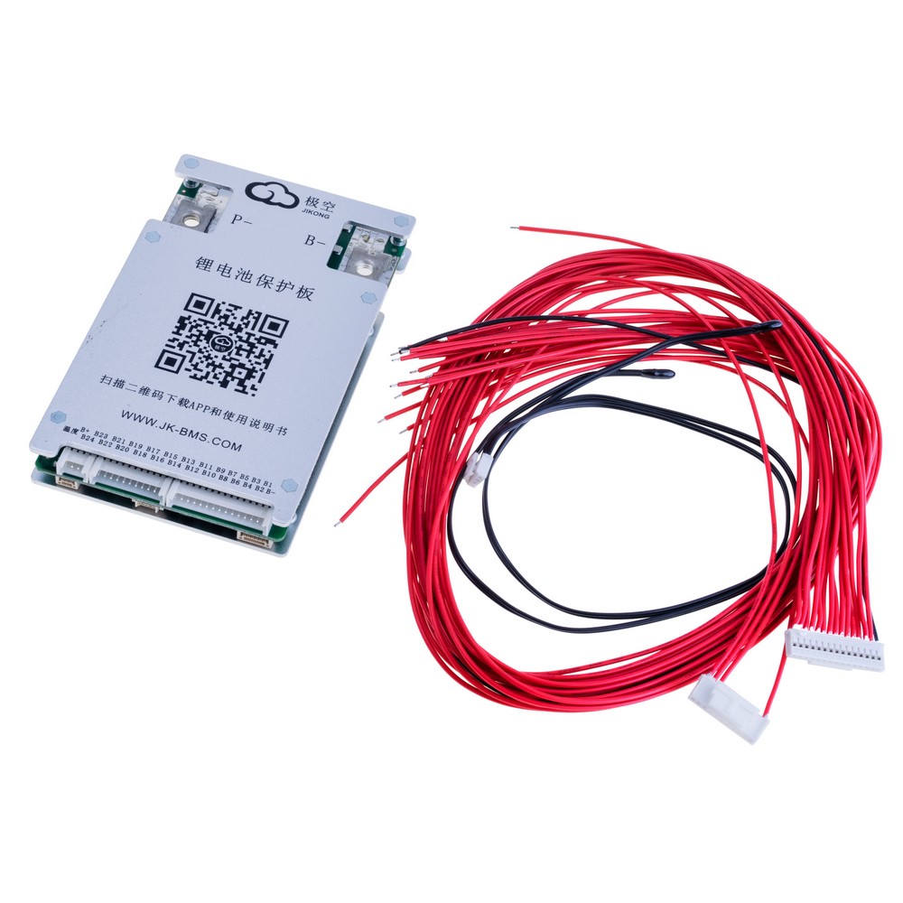 BMS JK-BD6A17S8P (Li-Ion/LiFePo4/LTO 8S-17S; Balancer 0.6A; Charge/Discharge: 80A; BT/RS485) BMS JK-BD6A17S8P (Li-Ion/LiFePo4/LTO 8S-17S; Balancer 0.6A; Charge/Discharge: 80A; BT/RS485)