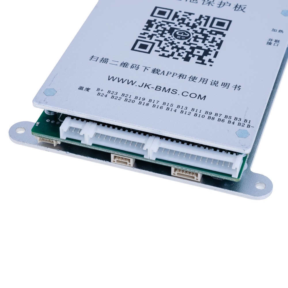 BMS JK-BD6A20S8P, Li-Ion/LiFePo4/LTO 8S-20S; Balancer 0.6A; Charge/Discharge: 80A; BT, Heat.