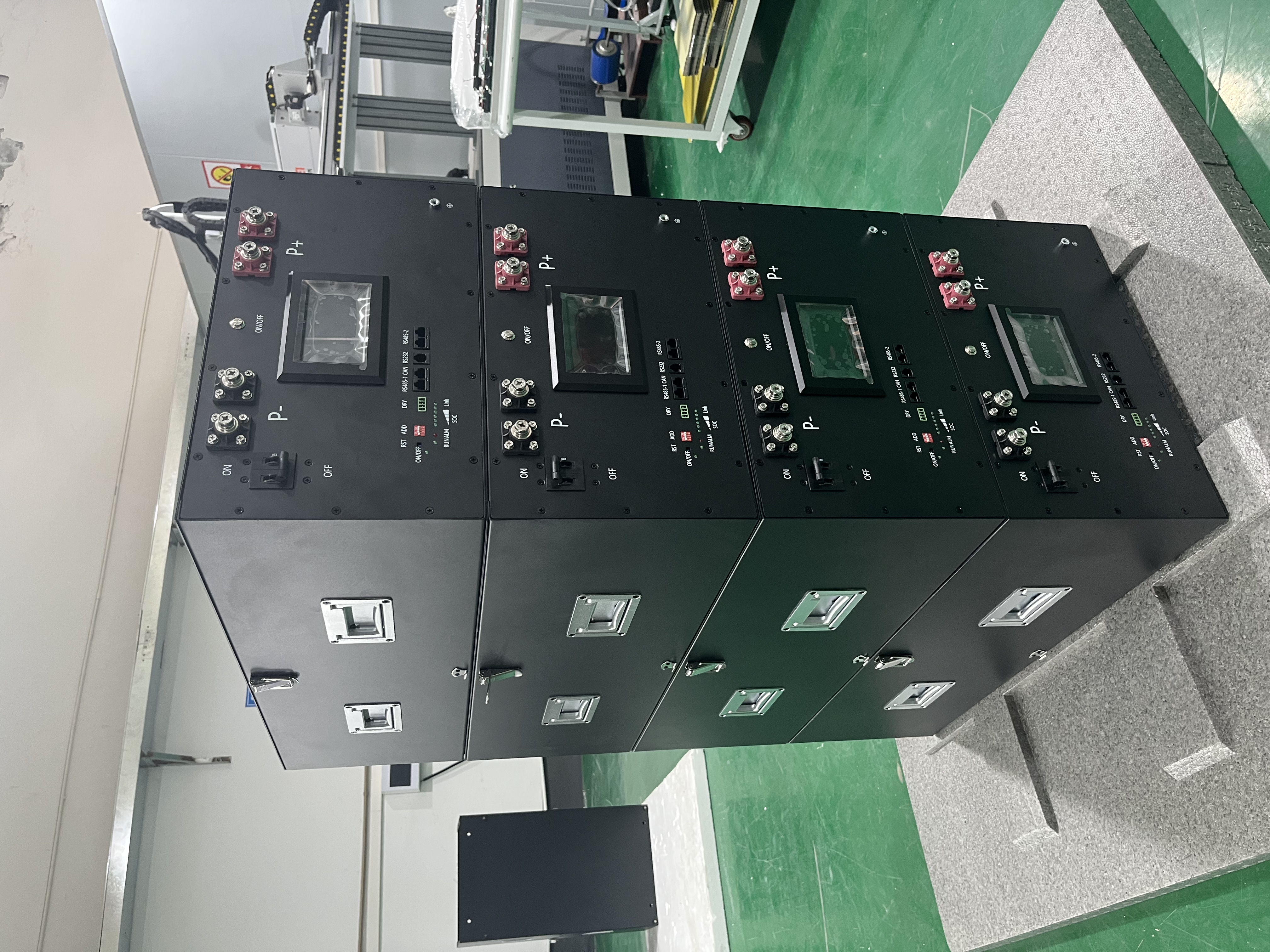 Battery box чорний 51.2V for EVE 280/304/306/314Ah + BMS JK-PB2A16S20P (горизонтальний, Yixiang)