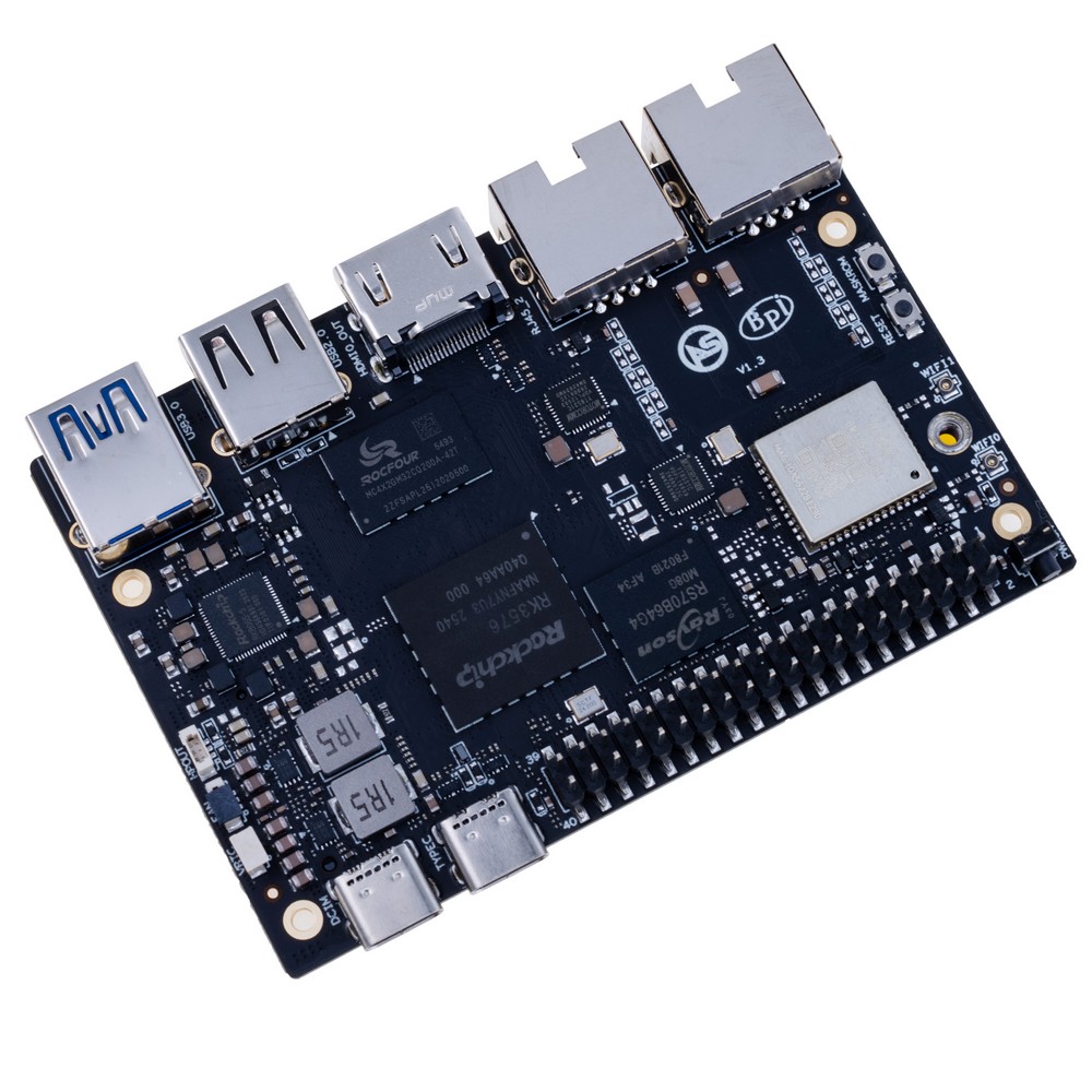 Мікрокомп'ютер Banana Pi BPI-M5 Pro, Rockchip RK3576 8GB LPDDR4+ 64GB eMMC