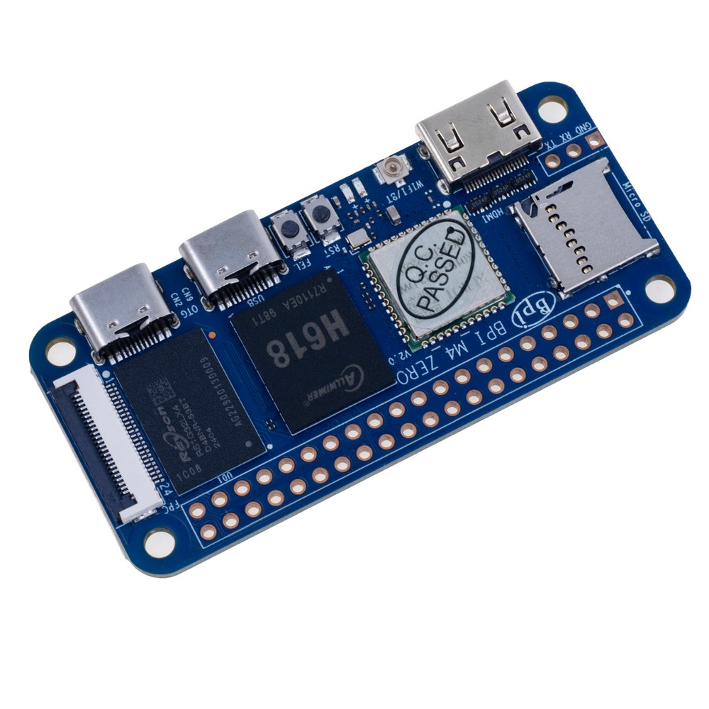 Мікрокомп'ютер Banana Pi BPI-M4 Zero, Allwinner H618 4G DDR3+32G eMMC