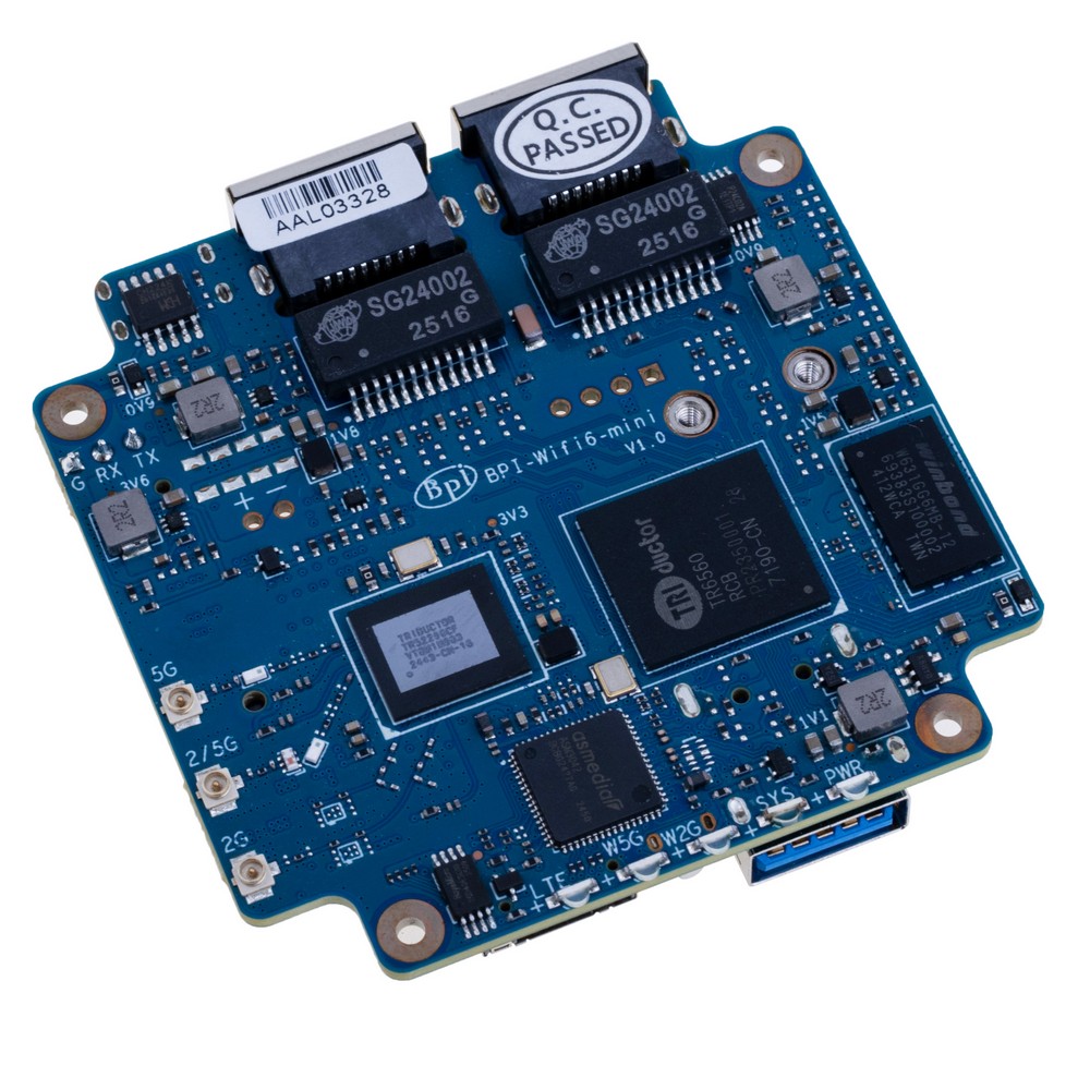 Міні роутер Banana Pi BPI-Wifi6 Mini Router Triductor TR6560+TR5220